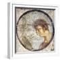 Italy, Naples, Naples National Archeological Museum, Medallion with a Man's Portrait-Samuel Magal-Framed Photographic Print