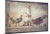 Italy, Naples, Naples National Archeological Museum, Rooster and Hen-Samuel Magal-Mounted Photographic Print