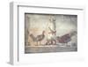 Italy, Naples, Naples National Archeological Museum, Rooster and Hen-Samuel Magal-Framed Photographic Print