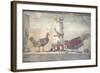 Italy, Naples, Naples National Archeological Museum, Rooster and Hen-Samuel Magal-Framed Photographic Print