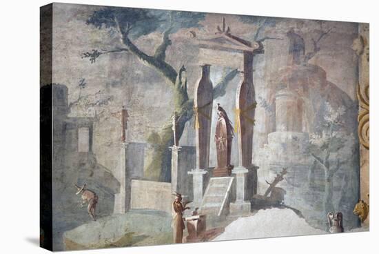 Italy, Naples National Archeological Museum, from Pompeii, Isis Temple, Ceremony in Honor of Osiris-Samuel Magal-Stretched Canvas