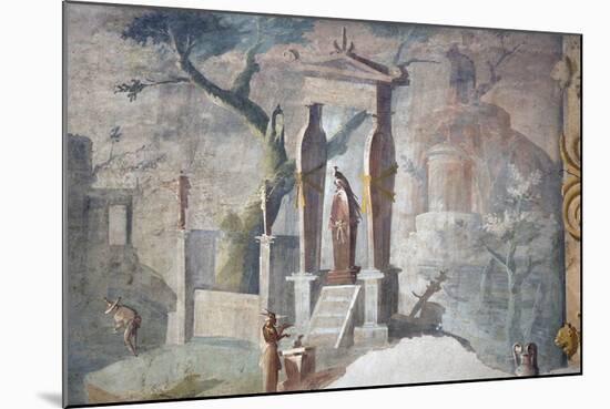 Italy, Naples National Archeological Museum, from Pompeii, Isis Temple, Ceremony in Honor of Osiris-Samuel Magal-Mounted Photographic Print