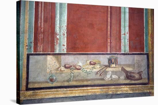 Italy, Naples National Archeological Museum, from Pompeii, Isis Temple, Portico, Decoration-Samuel Magal-Stretched Canvas