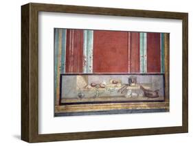 Italy, Naples National Archeological Museum, from Pompeii, Isis Temple, Portico, Decoration-Samuel Magal-Framed Photographic Print