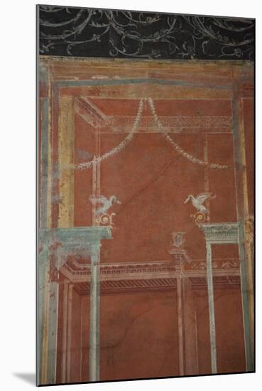 Italy, Naples National Archeological Museum, from Pompeii, Isis Temple, Portico, Decoration-Samuel Magal-Mounted Photographic Print