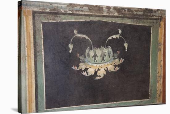 Italy, Naples National Archeological Museum, from Pompeii, Isis Temple, Third Style Decoration-Samuel Magal-Stretched Canvas