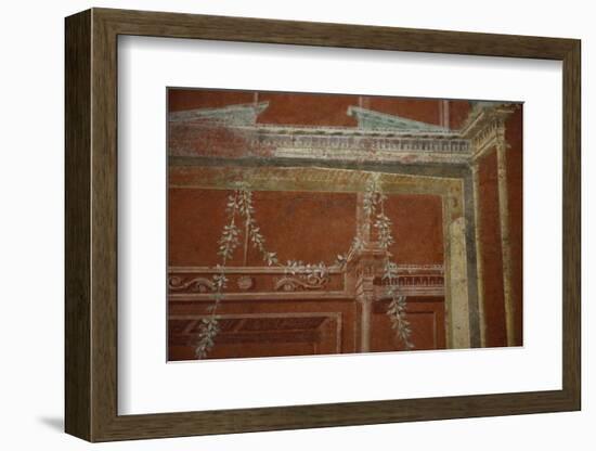 Italy, Naples National Archeological Museum, from Pompeii, Isis Temple, Third Style Decoration-Samuel Magal-Framed Photographic Print