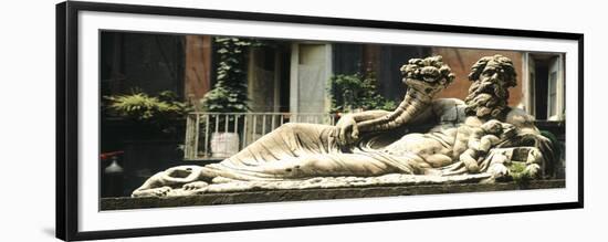 Italy, Naples, Nile God Statue-null-Framed Giclee Print