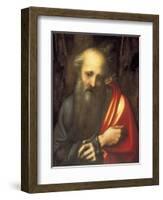 Italy, Naples Painting of Saint Anthony the Abbott-null-Framed Giclee Print