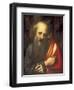 Italy, Naples Painting of Saint Anthony the Abbott-null-Framed Giclee Print