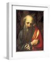 Italy, Naples Painting of Saint Anthony the Abbott-null-Framed Giclee Print