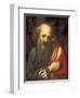 Italy, Naples Painting of Saint Anthony the Abbott-null-Framed Giclee Print