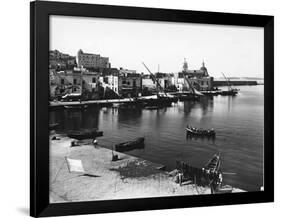Italy, Naples, Pozzuoli, Panoramic View of City and Gulf-null-Framed Giclee Print