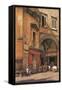 Italy, Naples, Sedile Di Porto Street-null-Framed Stretched Canvas