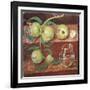 Italy, Naples, Still Life with Peach Branch from Pompei-null-Framed Giclee Print