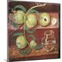 Italy, Naples, Still Life with Peach Branch from Pompei-null-Mounted Giclee Print