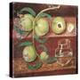 Italy, Naples, Still Life with Peach Branch from Pompei-null-Stretched Canvas