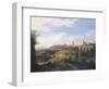 Italy, Naples, View of Villa Ruffo Homestead in Capodimonte, 1826-Salvatore Fergola-Framed Premium Giclee Print