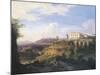 Italy, Naples, View of Villa Ruffo Homestead in Capodimonte, 1826-Salvatore Fergola-Mounted Giclee Print
