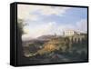 Italy, Naples, View of Villa Ruffo Homestead in Capodimonte, 1826-Salvatore Fergola-Framed Stretched Canvas