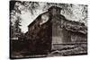 Italy, Novara, Tower and Moat of Sforzesco Castle, Postcard-null-Stretched Canvas