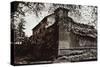 Italy, Novara, Tower and Moat of Sforzesco Castle, Postcard-null-Stretched Canvas