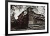 Italy, Novara, Tower and Moat of Sforzesco Castle, Postcard-null-Framed Giclee Print