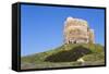 Italy, Oristano. Tourists Enjoy the View around the Torre Spagnola Di San Giovanni Di Sinis-Alida Latham-Framed Stretched Canvas