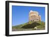 Italy, Oristano. Tourists Enjoy the View around the Torre Spagnola Di San Giovanni Di Sinis-Alida Latham-Framed Photographic Print