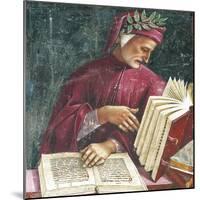 Italy, Orvieto, Cathedral, Chapel of the Madonna Di San Brizio, Portrait of Dante Alighieri-null-Mounted Giclee Print