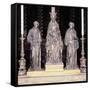 Italy, Padua, Basilica of Saint Anthony of Padua, Group of Virgin and Child with Saints-Donatello-Framed Stretched Canvas