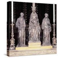 Italy, Padua, Basilica of Saint Anthony of Padua, Group of Virgin and Child with Saints-Donatello-Stretched Canvas