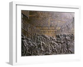 Italy, Padua, Basilica of Saint Anthony of Padua, St Anthony Heals Foot of Youth-Donatello-Framed Giclee Print