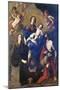 Italy, Palermo, Painting of Madonna in Glory with Angels, Saint John the Baptist and Saint Rosalia-null-Mounted Giclee Print