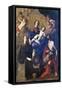 Italy, Palermo, Painting of Madonna in Glory with Angels, Saint John the Baptist and Saint Rosalia-null-Framed Stretched Canvas