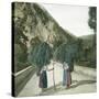 Italy, Peasant Women Returning from the Fields-Leon, Levy et Fils-Stretched Canvas