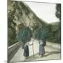 Italy, Peasant Women Returning from the Fields-Leon, Levy et Fils-Mounted Photographic Print