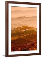 Italy, Piedmont, Cuneo District, Langhe - Autumnal Sunrise-ClickAlps-Framed Photographic Print