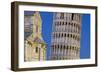 Italy, Pisa. Close-up of Leaning Tower and Pisa Cathedral-Jaynes Gallery-Framed Photographic Print