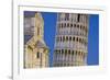 Italy, Pisa. Close-up of Leaning Tower and Pisa Cathedral-Jaynes Gallery-Framed Photographic Print