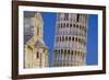 Italy, Pisa. Close-up of Leaning Tower and Pisa Cathedral-Jaynes Gallery-Framed Photographic Print