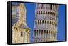 Italy, Pisa. Close-up of Leaning Tower and Pisa Cathedral-Jaynes Gallery-Framed Stretched Canvas