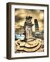 Italy, Pisa. Fontana Dei Putti with Duomo de Pisa, Piazza dei Miracoli-Terry Eggers-Framed Photographic Print