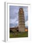 Italy, Pisa, Italy, Torre pendente di Pisa, Leaning Tower of Pisa night.-Emily Wilson-Framed Photographic Print