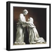 Italy, Pistoia, Church of San Giovanni Fuor Civitas, Visitation-Luca Della Robbia-Framed Giclee Print