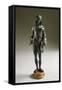 Italy, Poggio Castiglione, Massa Marittima, Bronze Statue Depicting Hercules-null-Framed Stretched Canvas