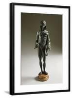 Italy, Poggio Castiglione, Massa Marittima, Bronze Statue Depicting Hercules-null-Framed Giclee Print