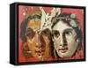 Italy, Pompeii, House of the Golden Bracelet, Wal-null-Framed Stretched Canvas