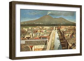 Italy, Pompeii, View of Insula, Volume IV, Supplement, Table Xl-Fausto and Felice Niccolini-Framed Giclee Print