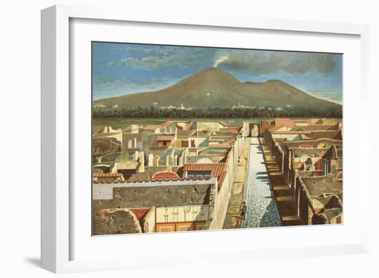 Italy, Pompeii, View of Insula, Volume IV, Supplement, Table Xl-Fausto and Felice Niccolini-Framed Giclee Print